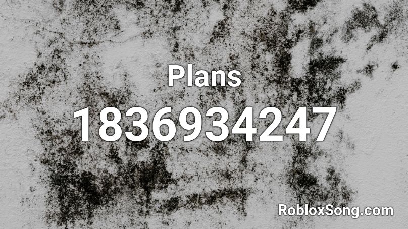 Plans Roblox ID