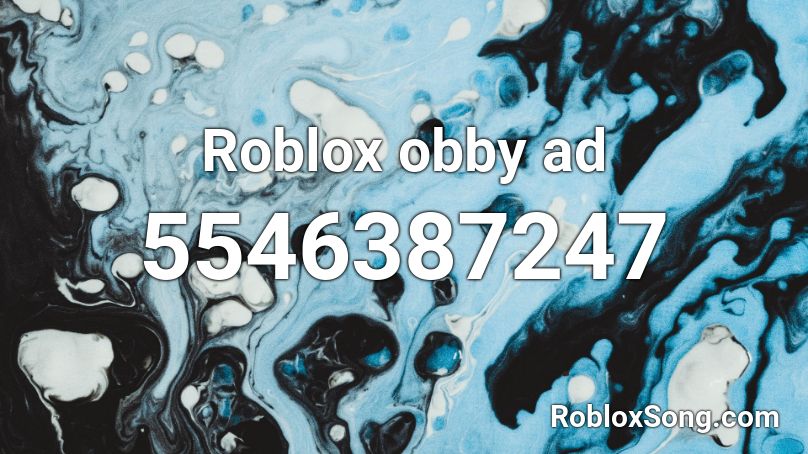 Roblox obby ad Roblox ID