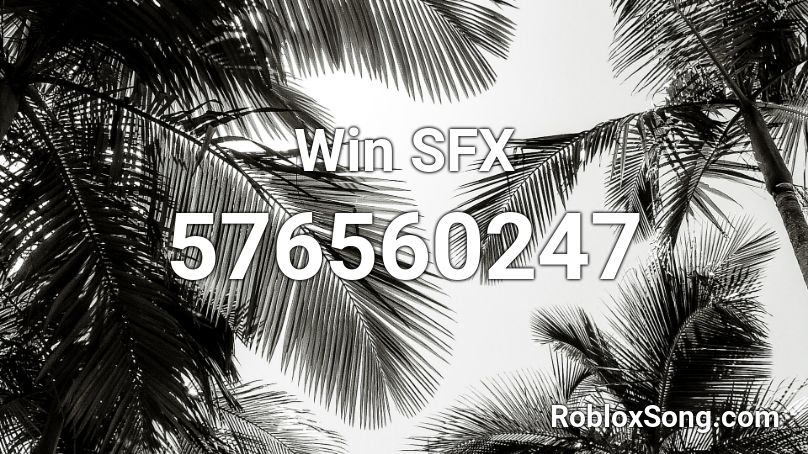 Win SFX Roblox ID