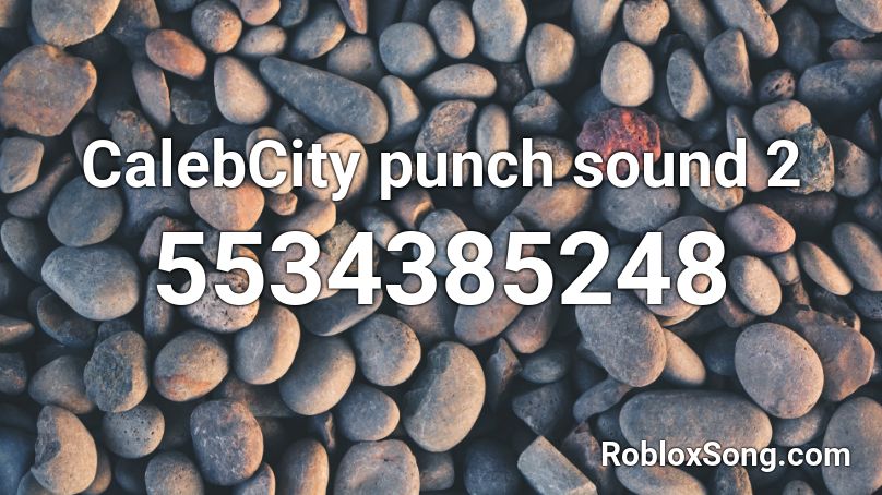 CalebCity punch sound 2 Roblox ID