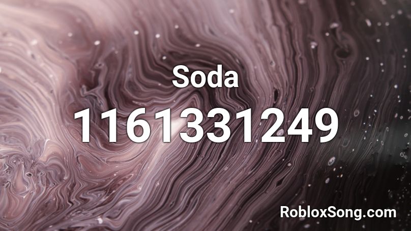 Soda Roblox ID