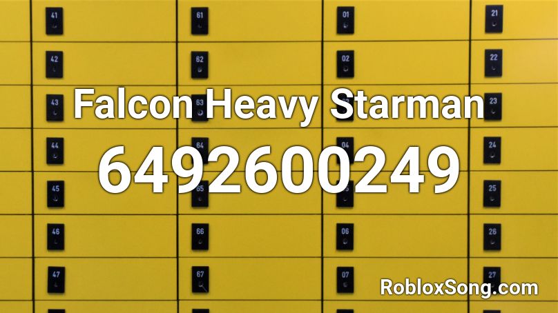 Falcon Heavy Starman Roblox ID