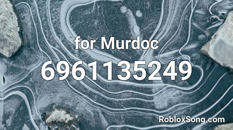 for Murdoc Roblox ID