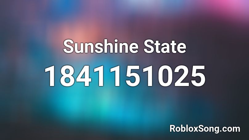 Sunshine State Roblox ID