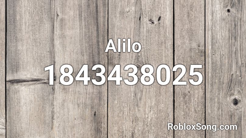 Alilo Roblox ID