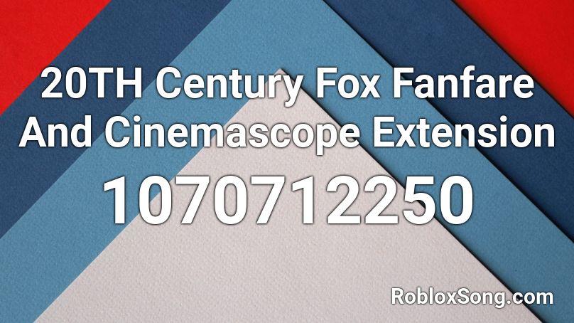 20th Century Fox Fanfare And Cinemascope Extension Roblox Id Roblox Music Codes - roblox rap extension
