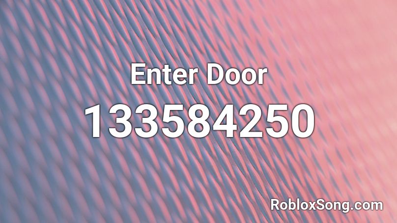Enter Door Roblox ID
