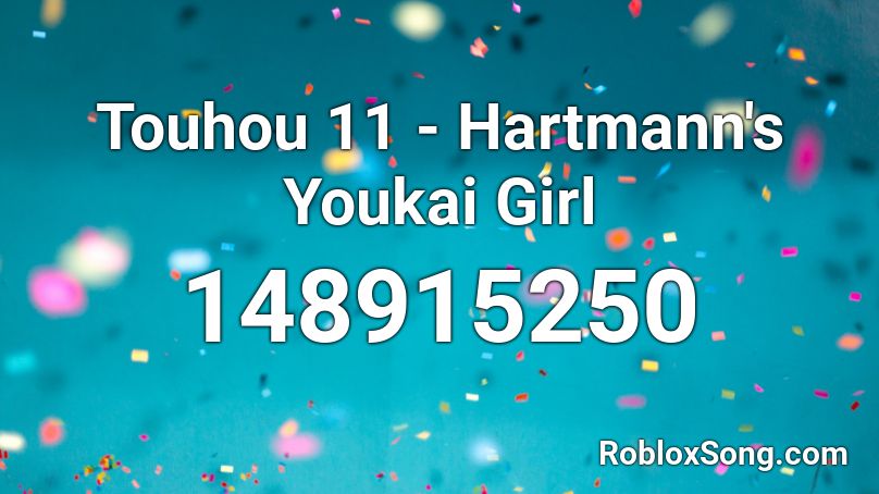 Touhou 11 - Hartmann's Youkai Girl Roblox ID
