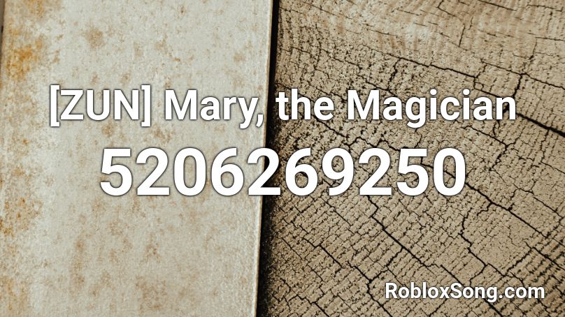 [ZUN] Mary, the Magician Roblox ID