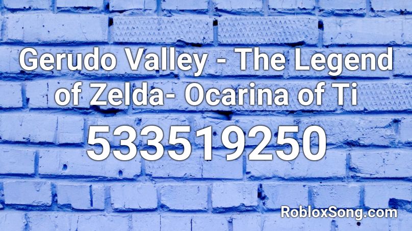 Gerudo Valley The Legend Of Zelda Ocarina Of Ti Roblox ID Roblox 533519250 