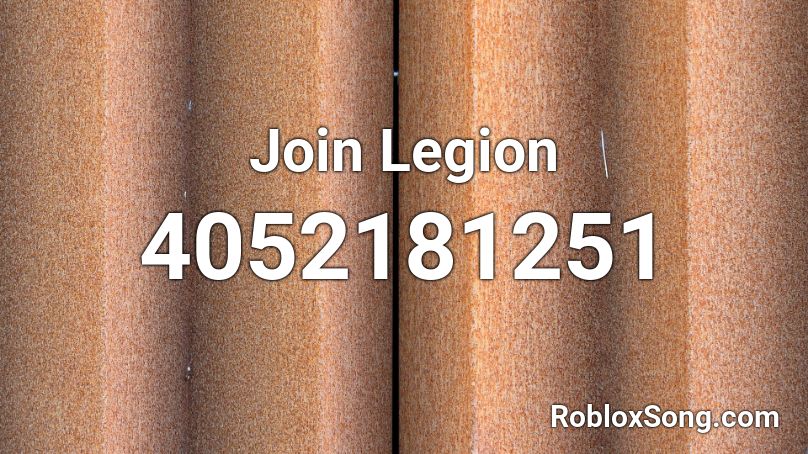 Join Legion Roblox ID