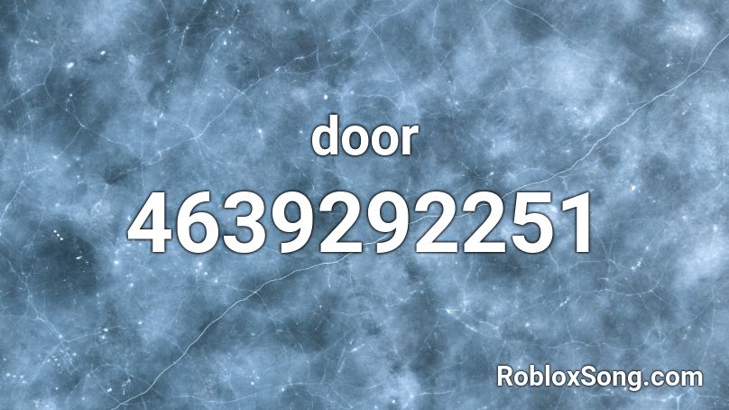 door Roblox ID