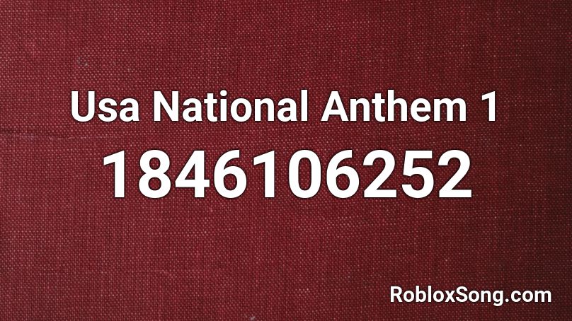 Usa National Anthem 1 Roblox Id Roblox Music Codes - usa national song id roblox