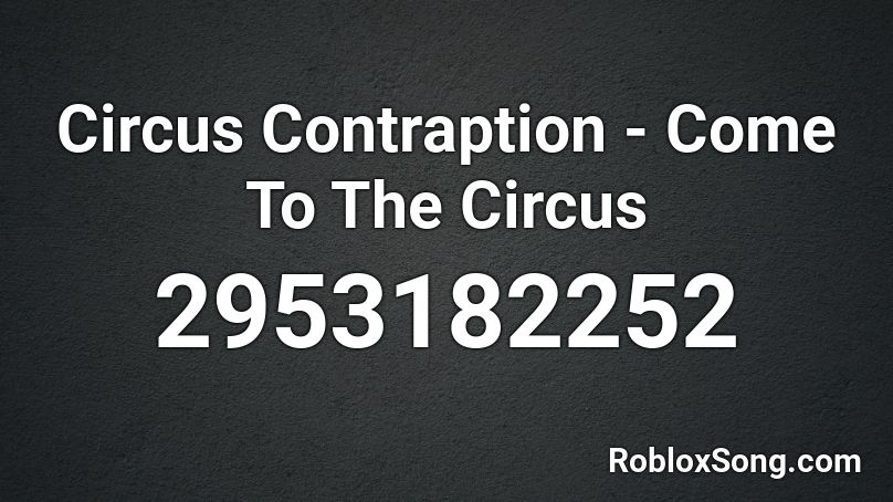 circus roblox code