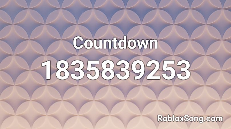 Countdown Roblox ID