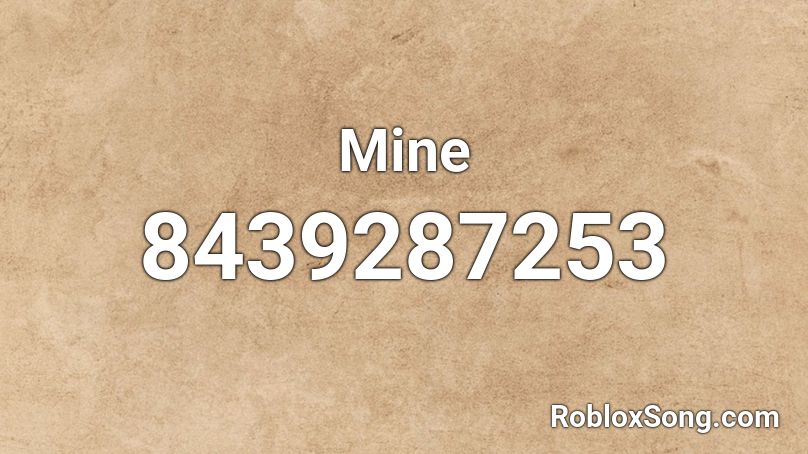 Mine Roblox ID