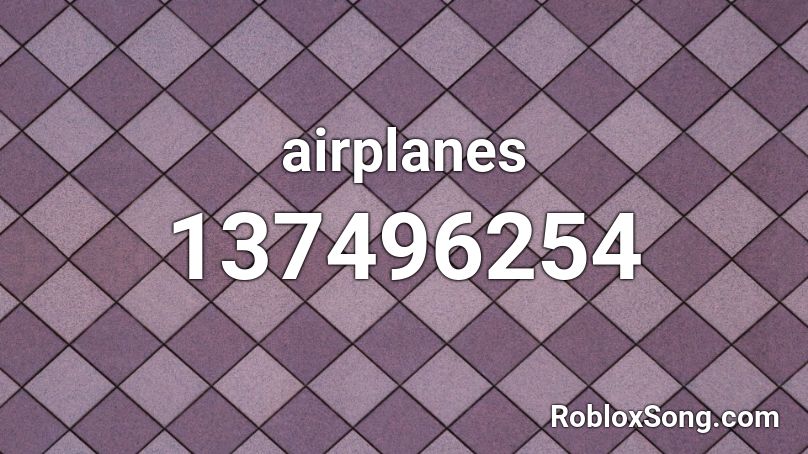 airplanes Roblox ID