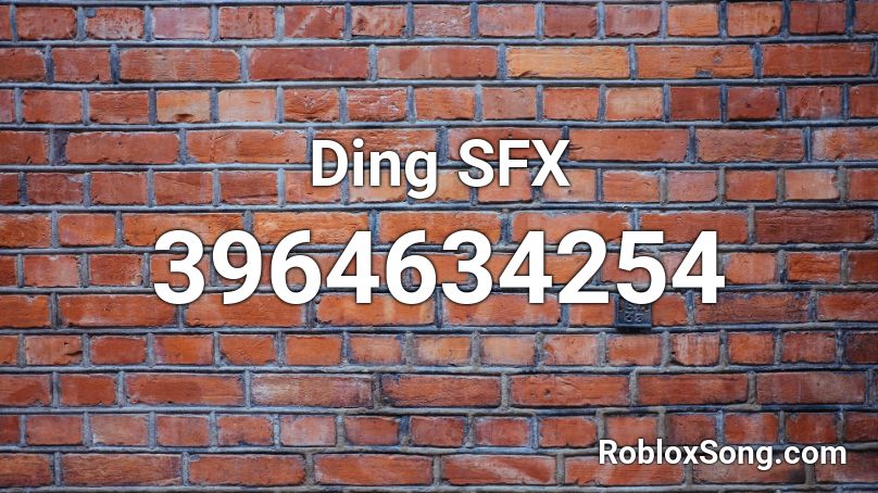 Ding SFX Roblox ID