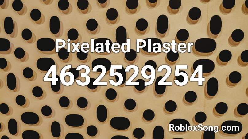 Pixelated Plaster Roblox ID