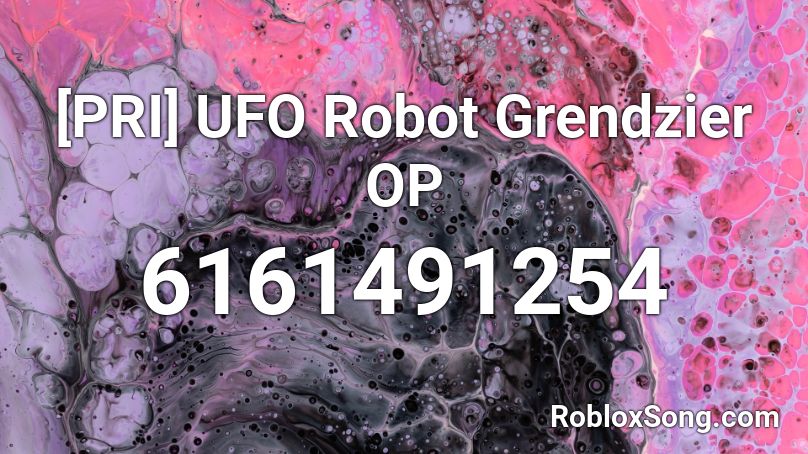 [PRI] UFO Robot Grendizer OP Roblox ID