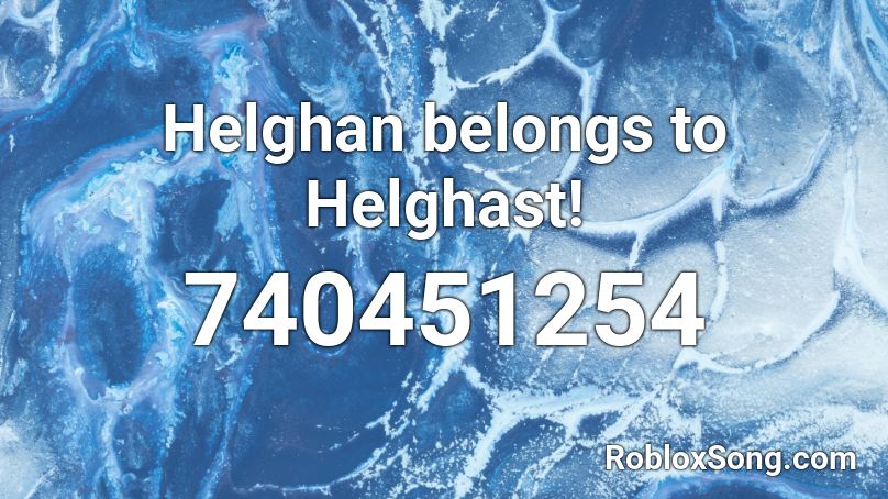 Helghan belongs to Helghast! Roblox ID