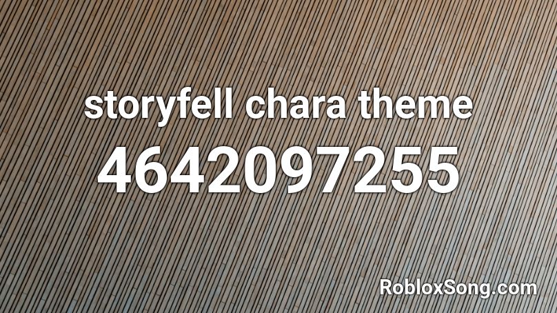 storyfell chara theme Roblox ID