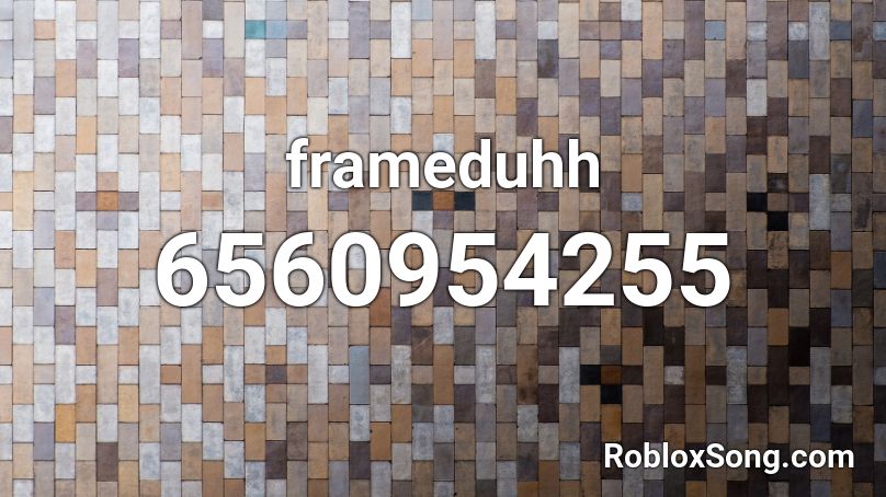 frameduhh Roblox ID