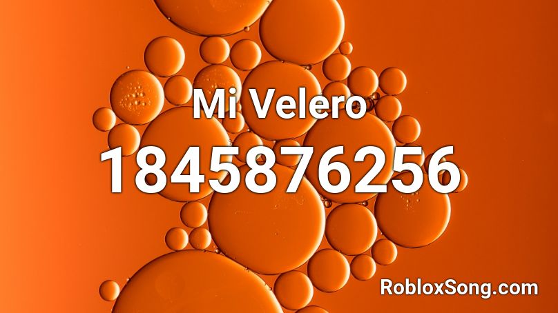 Mi Velero Roblox ID