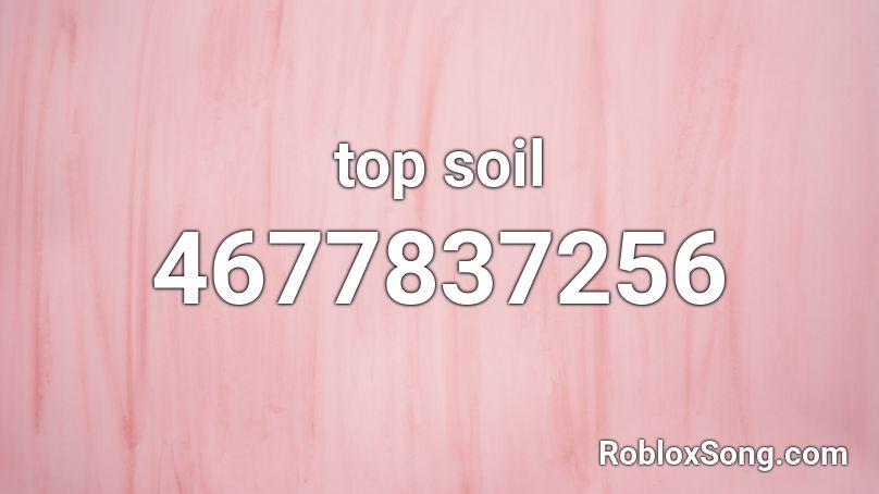 top soil Roblox ID