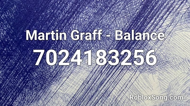 Martin Graff - Balance Roblox ID
