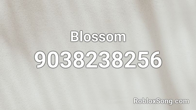 Blossom Roblox ID