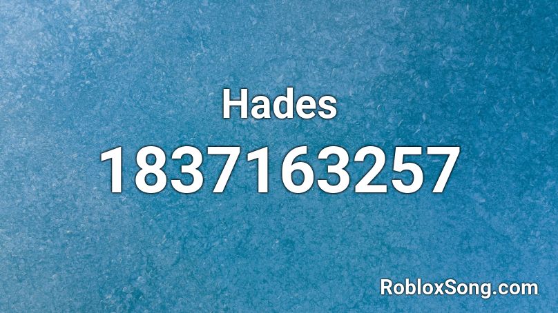 Hades Roblox ID