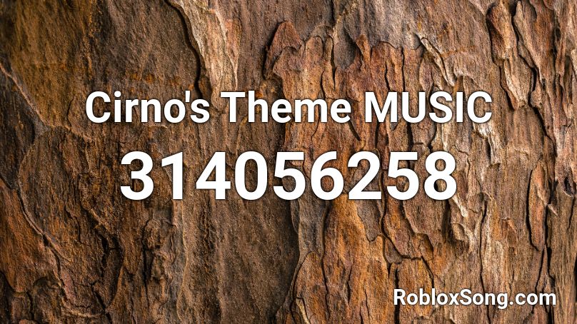 Cirno's Theme MUSIC Roblox ID