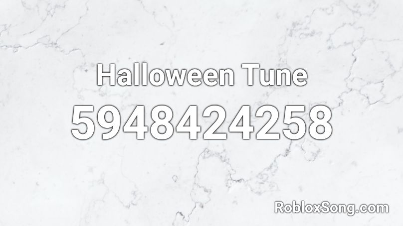 Halloween Tune Roblox ID