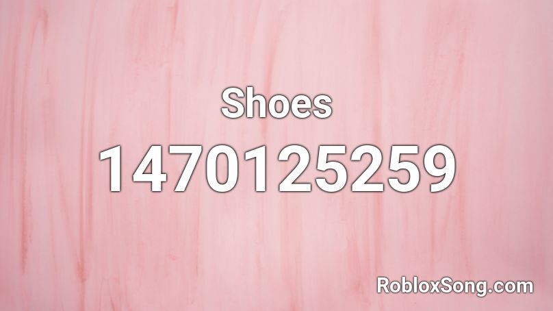 Shoes Roblox ID