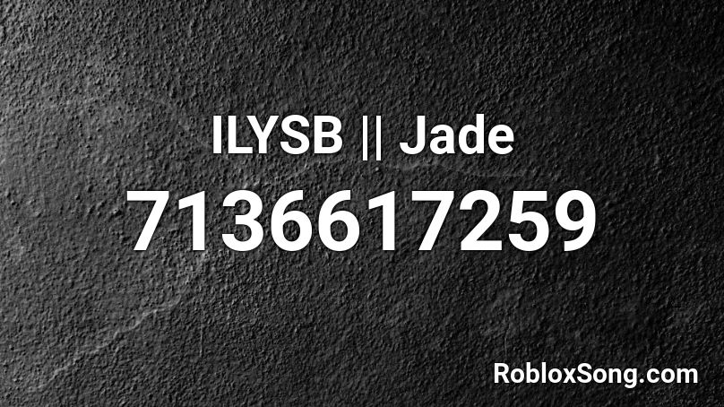 ILYSB || Xov Roblox ID