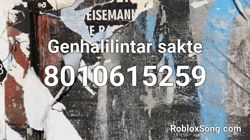 Genhalilintar sakte Roblox ID