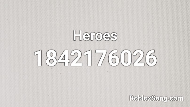 Heroes Roblox ID