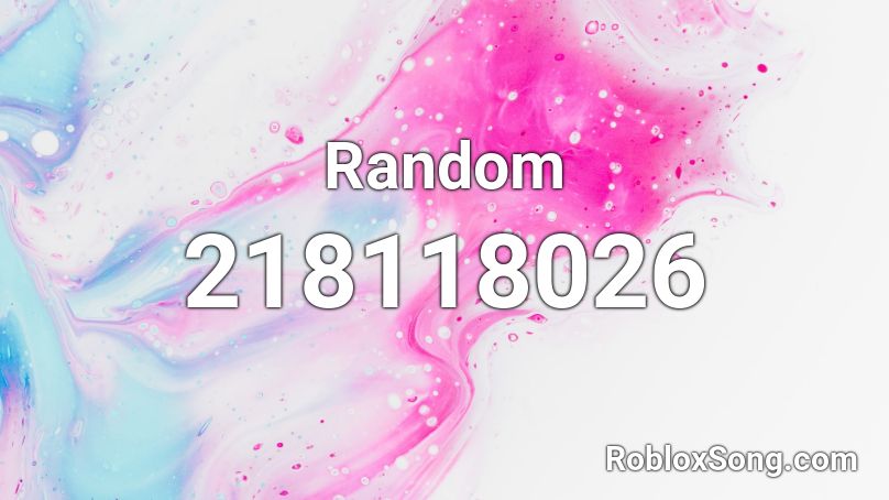 Random Roblox ID
