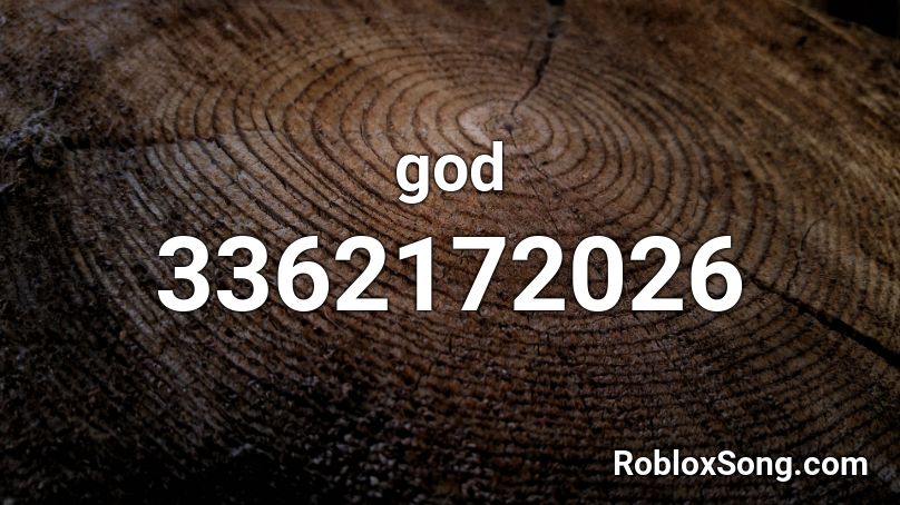 god Roblox ID