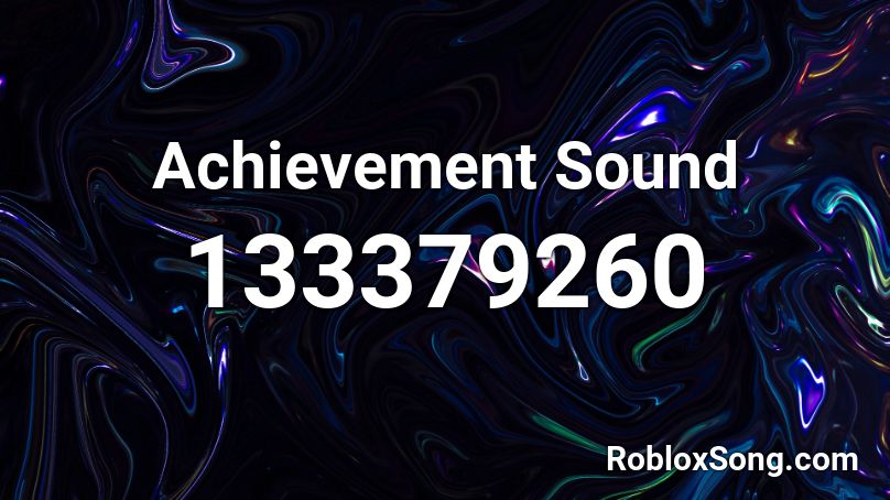 Achievement Sound Roblox ID