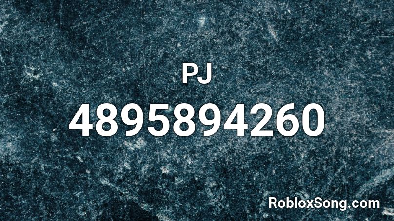 PJ Roblox ID