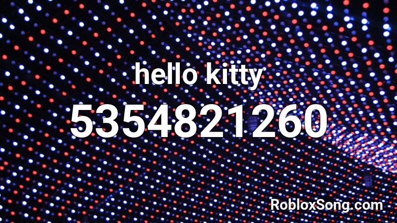 hello kitty Roblox ID