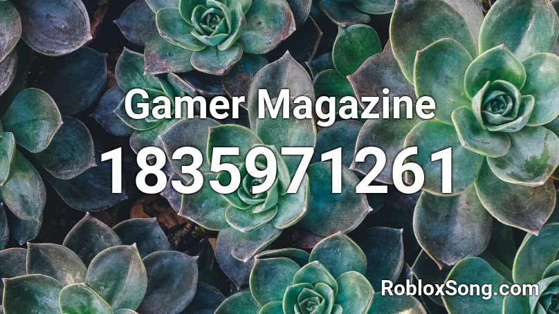 Gamer Magazine Roblox ID