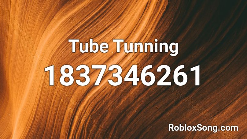 Tube Tunning Roblox ID
