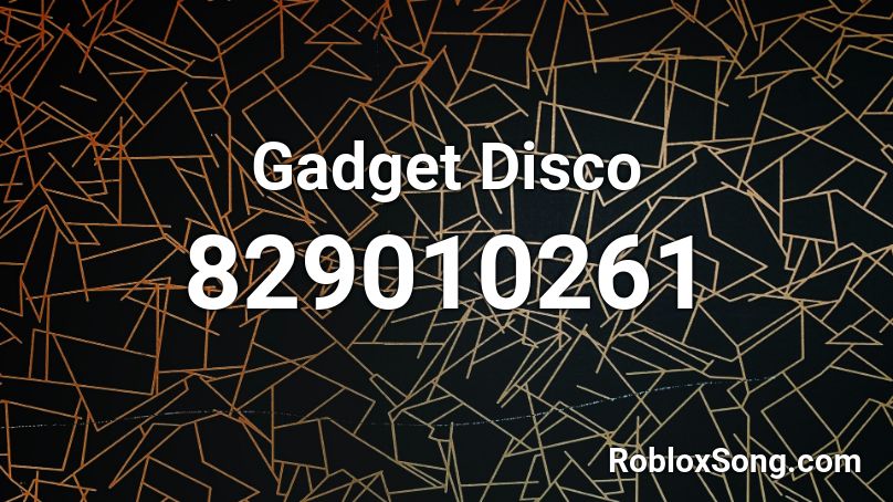 Gadget Disco Roblox ID