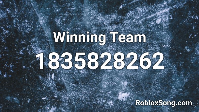 Winning Team Roblox ID