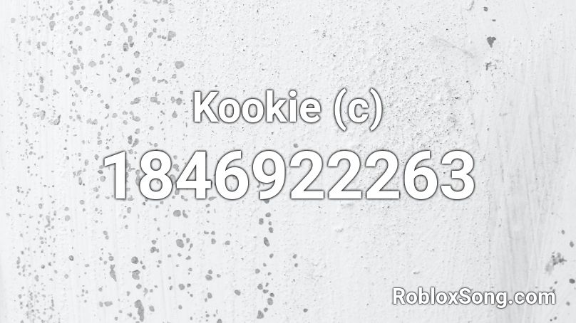 Kookie (c) Roblox ID