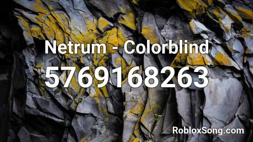 Colorblind NCS Roblox ID Roblox Music Codes 5769168263 