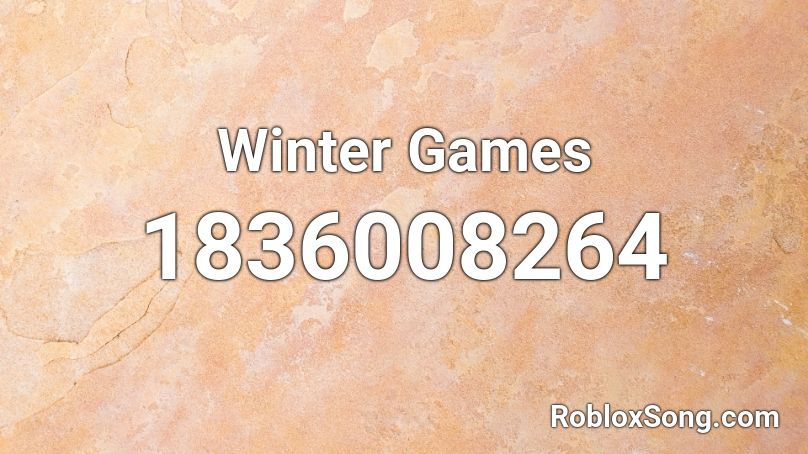 Winter Games Roblox ID